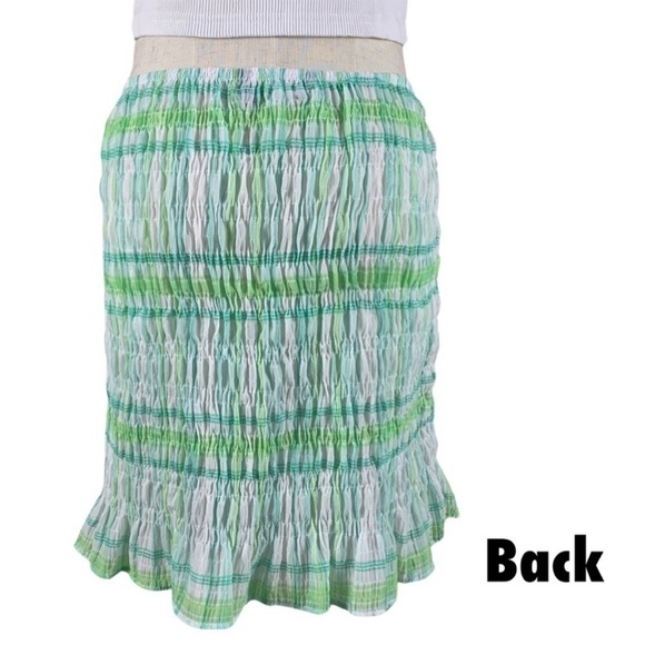 Zara Smocked Ruffled Hem Mini Skirt S - Picture 5 of 9